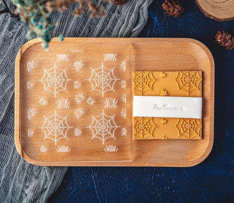 Spider Web Food Grade Acrylic Embosser